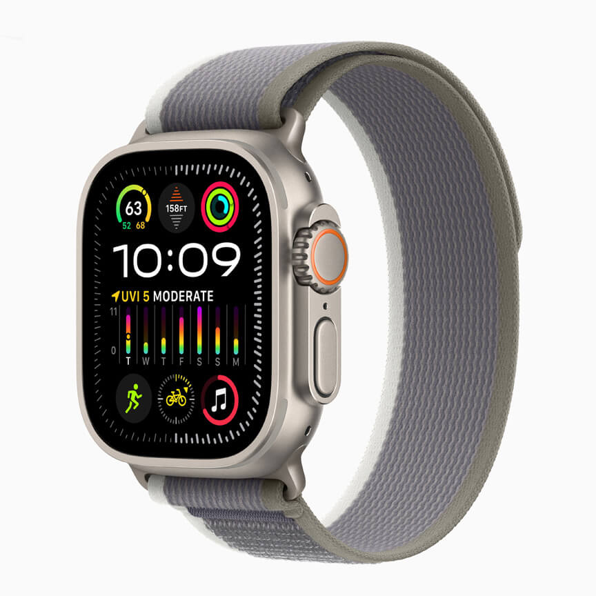 Apple Watch Ultra 2 with Trail Loop 2
