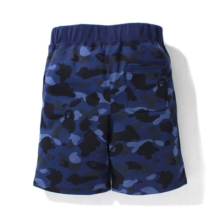 Bape Color Camo Shark Sweat Shorts
