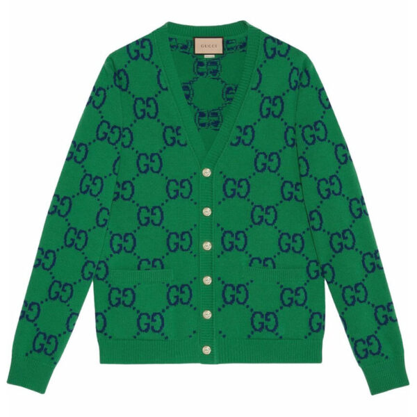 Gucci GG intarsia knit cardigan