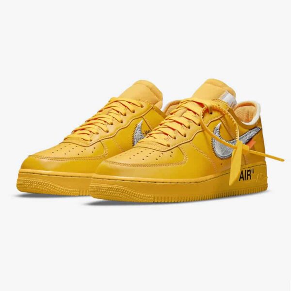 Nike Air Force 1 Low OFF WHITE University Gold 1