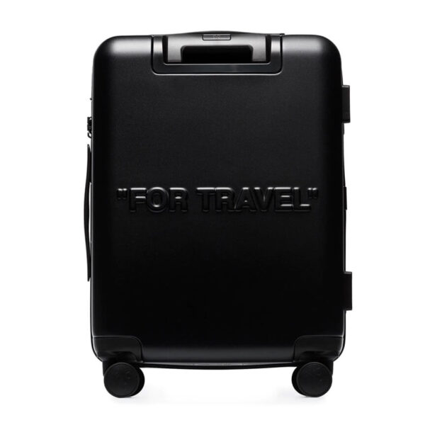 Off White arrow detail trolley suitcase