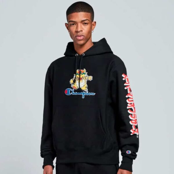 champion bowser reverse weave pullover hoodie